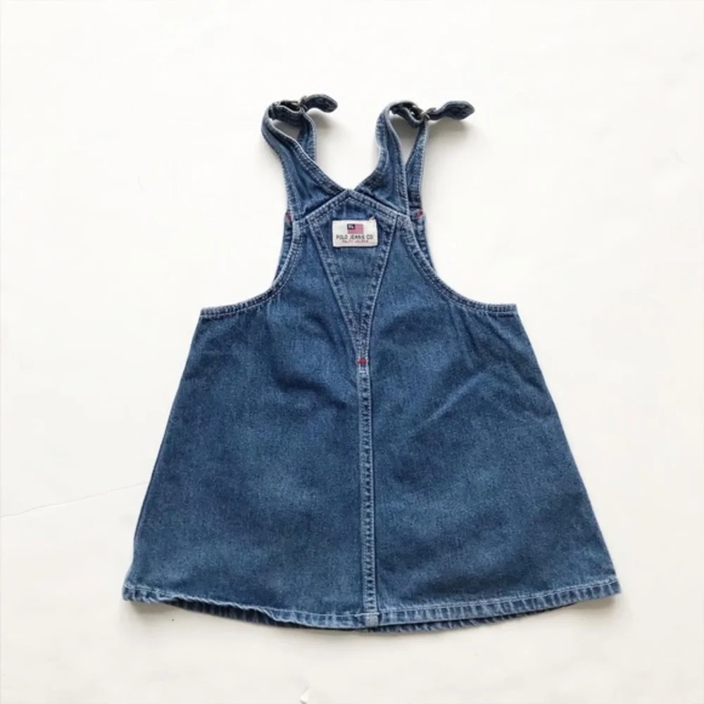Vintage Ralph Lauren logo denim dress L(12-18m)